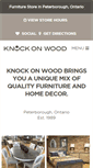 Mobile Screenshot of knockonwoodandmore.com